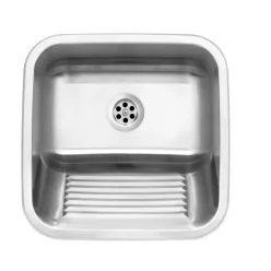   Mosogatótálca, Deante ipari mosogató, 1 medencés, 45x45 cm, szatén ZYK_010A