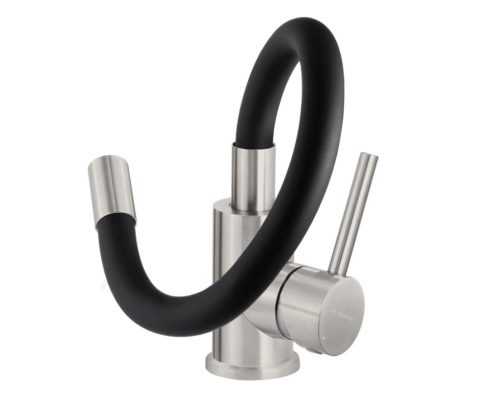 Mosogatótálca, Deante Corio 1 medencés gránit mosogató csapteleppel, grafit ZRCP2113