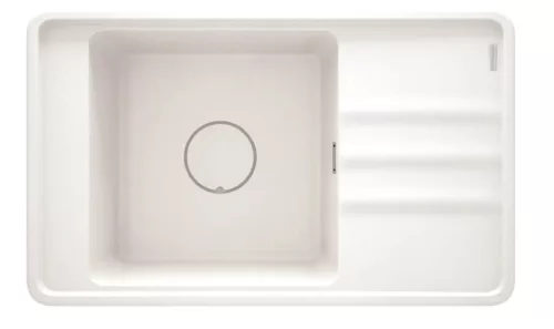 Mosogatótálca, Deante Momi 1 medencés gránit mosogató csepegtetővel, alabástrom ZKM_A11B