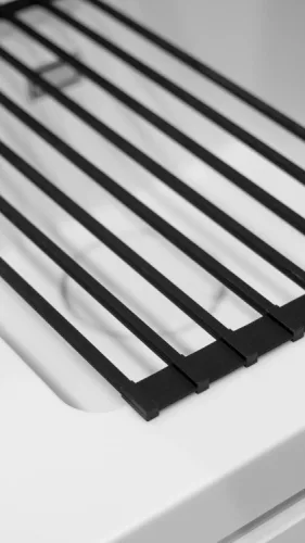 Mosogatótálca, Deante Momi 1 medencés gránit mosogató csepegtetővel, alabástrom ZKM_A11B