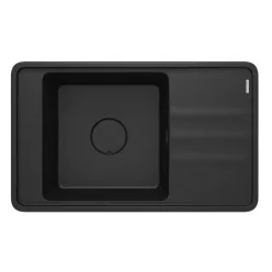   Mosogatótálca, Deante Momi 1 medencés gránit mosogató csepegtetővel, grafit metál ZKM_G11B