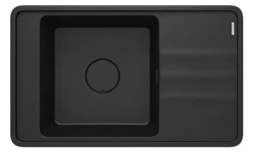 Mosogatótálca, Deante Momi 1 medencés gránit mosogató csepegtetővel, grafit metál ZKM_G11B