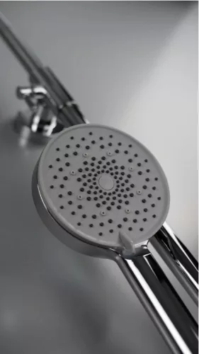 Zuhanyszett, Deante Ivo esőztető fejzuhany keverő csapteleppel, króm NLI_01RK