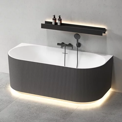 Kád, Wellis Calabria Slim Linear Black 170x80 WK00225