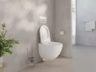 WC, Ravak Chrome AquaSpin fali WC, ülökével, fehér X03121