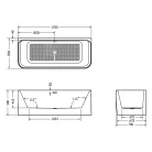 Kád, West Symphony kád 170x70