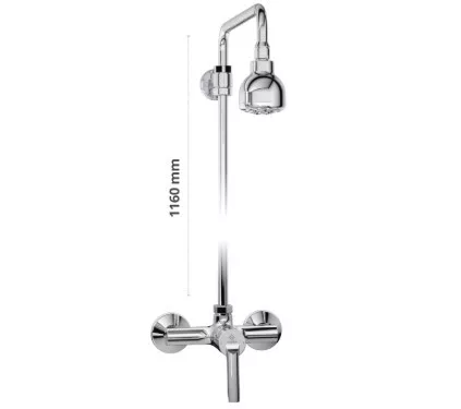 Zuhanyszett, Mofém Mambo-5 zuhany csaptelep fix felszállócsővel 812883100