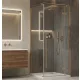 Zuhanykabin, Wellis Sorrento Plus zuhanykabin 90x90, jobbos, brushed rosegold WC00566