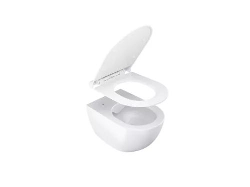 WC, Ravak Uni Chrome RimOff wc szett, Soft Close ülőkével X03081