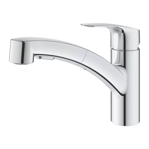 Mosogató csaptelep, Grohe Eurosmart mosogató csaptelep kihúzható fejjel, króm 30305001