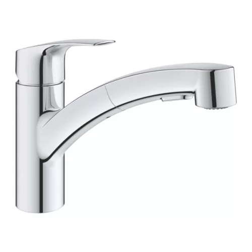 Mosogató csaptelep, Grohe Eurosmart mosogató csaptelep kihúzható fejjel, króm 30305001