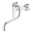 Mosogató csaptelep, Grohe Eurosmart fali mosogató csaptelep, króm 32224003