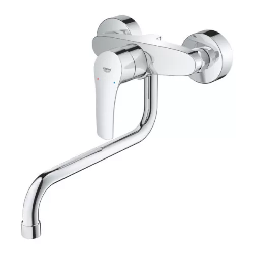 Mosogató csaptelep, Grohe Eurosmart fali mosogató csaptelep, króm 32224003