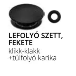 Lefolyó, TBOSS lefolyó szett, fekete