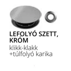 Lefolyó, TBOSS lefolyó szett, króm