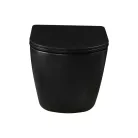 WC, Invena Tavro fali wc soft-close wc tetővel, fekete CE-71-005-Y