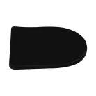 WC, Invena Tavro fali wc soft-close wc tetővel, fekete CE-71-005-Y