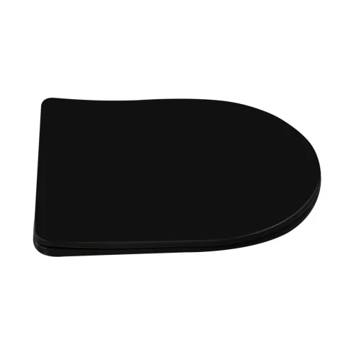 WC, Invena Tavro fali wc soft-close wc tetővel, fekete CE-71-005-Y