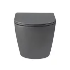 WC, Invena Tavro fali wc soft-close wc tetővel, szürke CE-71-007-Y