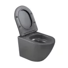 WC, Invena Tavro fali wc soft-close wc tetővel, szürke CE-71-007-Y