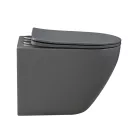 WC, Invena Tavro fali wc soft-close wc tetővel, szürke CE-71-007-Y