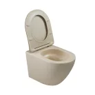 WC, Invena Tavro fali wc soft-close wc tetővel, cappuccino CE-71-008-Y