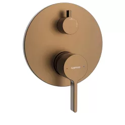   Falba süllyesztett csaptelep, Sapho Iconic falsík alatti csaptelep, 2-irányú, matt réz AF042PG