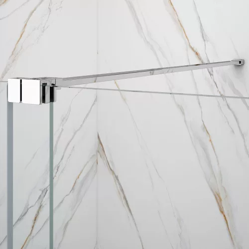 Zuhanykabin, Sapho Gelco Spirit Black zuhanykabin, 100x80 cm, króm GI1010GI3580