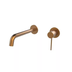   Falba süllyesztett csaptelep, Wellis Altona mosdó csaptelep brushed rose gold ACS0437