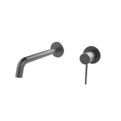   Falba süllyesztett csaptelep, Wellis Altona mosdó csaptelep brushed gun metal grey ACS0435