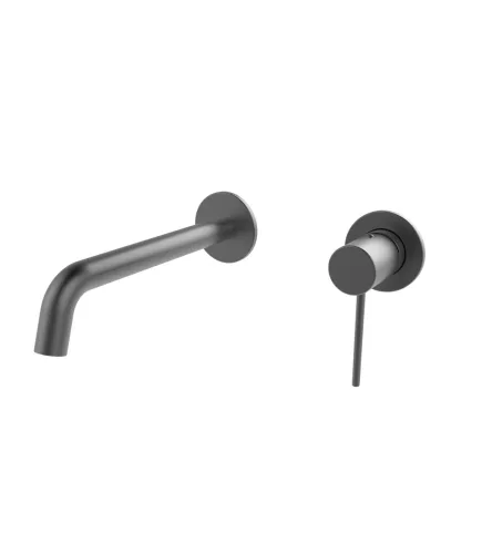 Falba süllyesztett csaptelep, Wellis Altona mosdó csaptelep brushed gun metal grey ACS0435