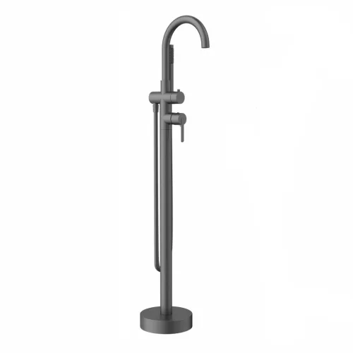 Kádtöltő csaptelep, Wellis Vito szabadonálló kád csaptelep brushed gun metal grey ACS0429