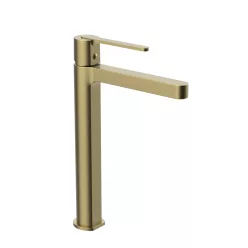   Mosdó csaptelep, Wellis Vito magasított mosdó csaptelep, brushed gold ACS0424