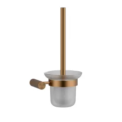   WC kefe tartó, Wellis Ischia fali wc kefe tartó brushed rose gold WE00216