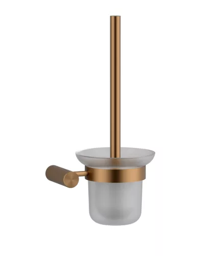 WC kefe tartó, Wellis Ischia fali wc kefe tartó brushed rose gold WE00216