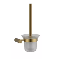   WC kefe tartó, Wellis Ischia fali wc kefe tartó brushed gold WE00208
