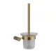 WC kefe tartó, Wellis Ischia fali wc kefe tartó brushed gold WE00208